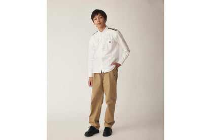 BAPE 1ST CAMO STRIPE OXFORD BD SHIRT