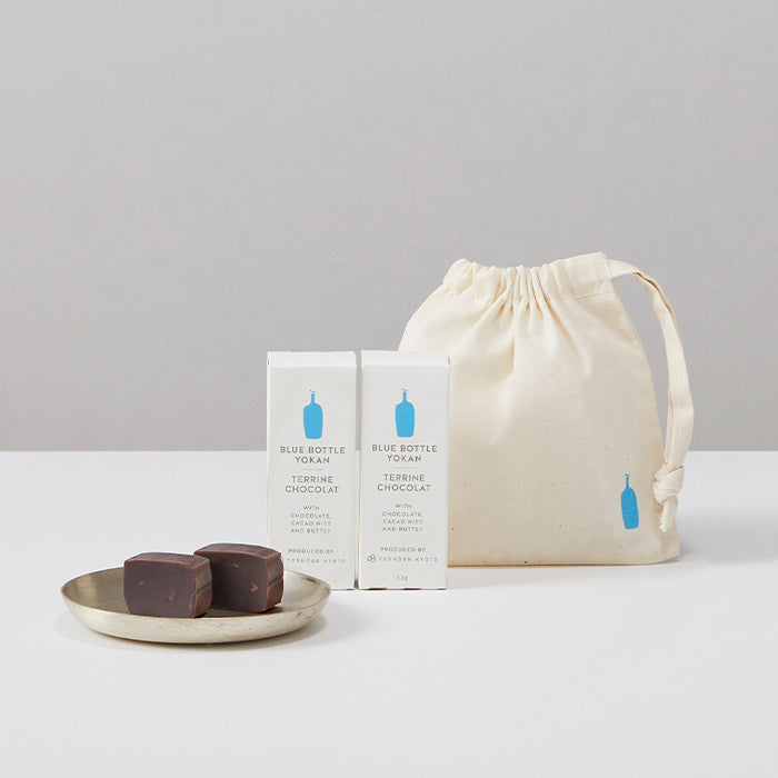 Blue bottle 藍瓶咖啡 羊羹2本組合in迷你棉布袋
