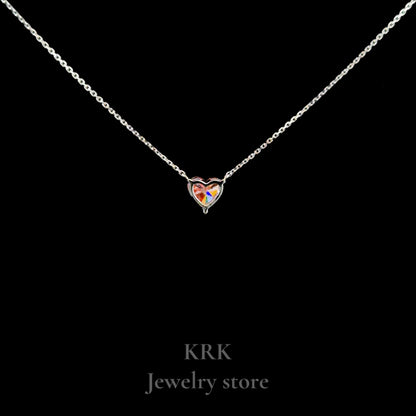 新銳品牌 KRK jewelry N01 IGI 一克拉粉鑽愛心項鍊🇹🇼