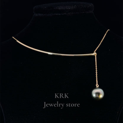 新銳品牌 KRK jewelry N02 大溪地黑蝶珍珠項鍊 可訂製  🇯🇵