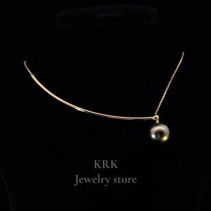 新銳品牌 KRK jewelry N02 大溪地黑蝶珍珠項鍊 可訂製  🇯🇵