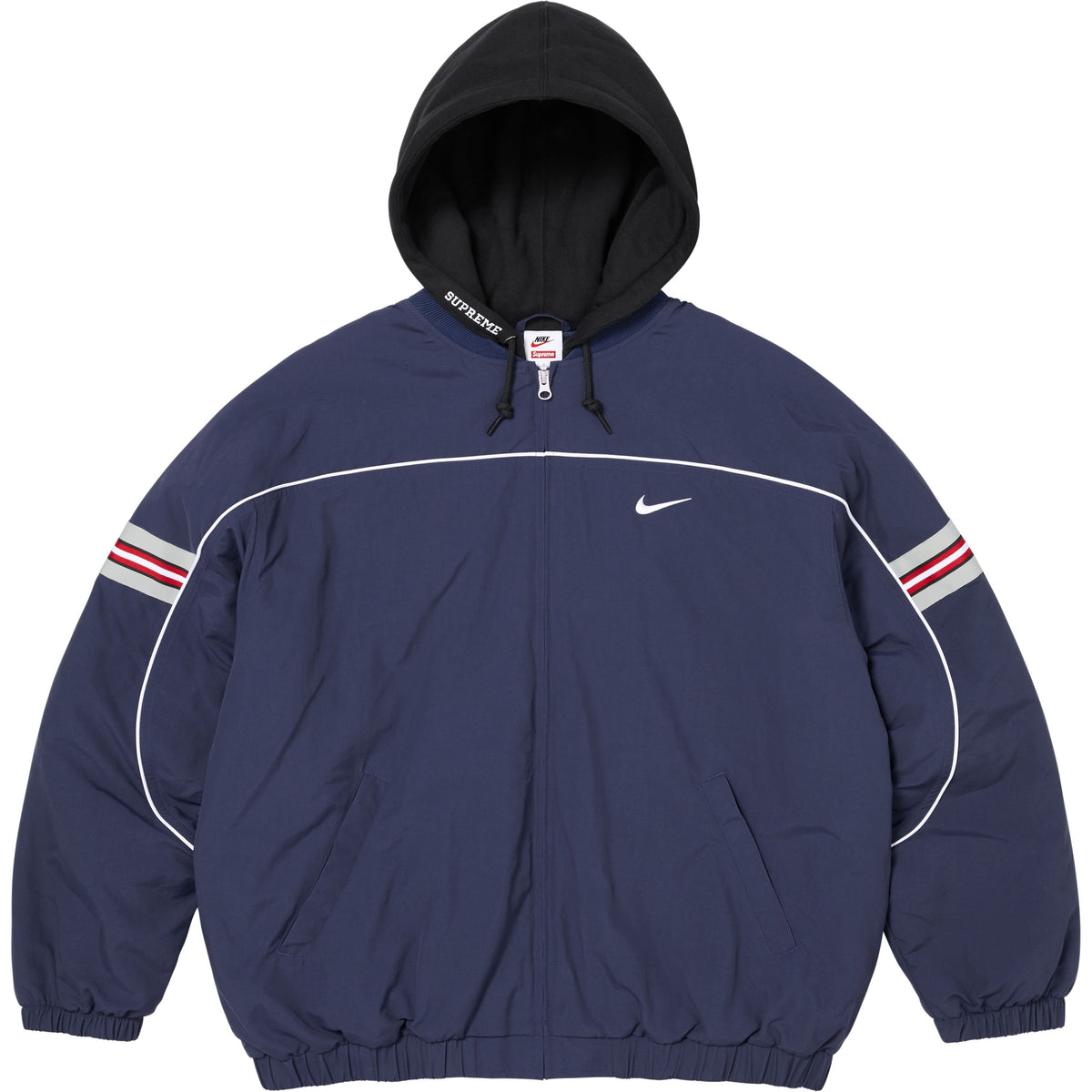 日本代購｜Supreme 外套 - ®/Nike® 尼龍連帽外套【黑色 / 大號】｜Supreme