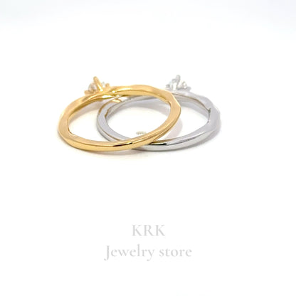 新銳品牌 KRK jewelry R02 單鑽螺旋鑽戒 可訂製 🇹🇼