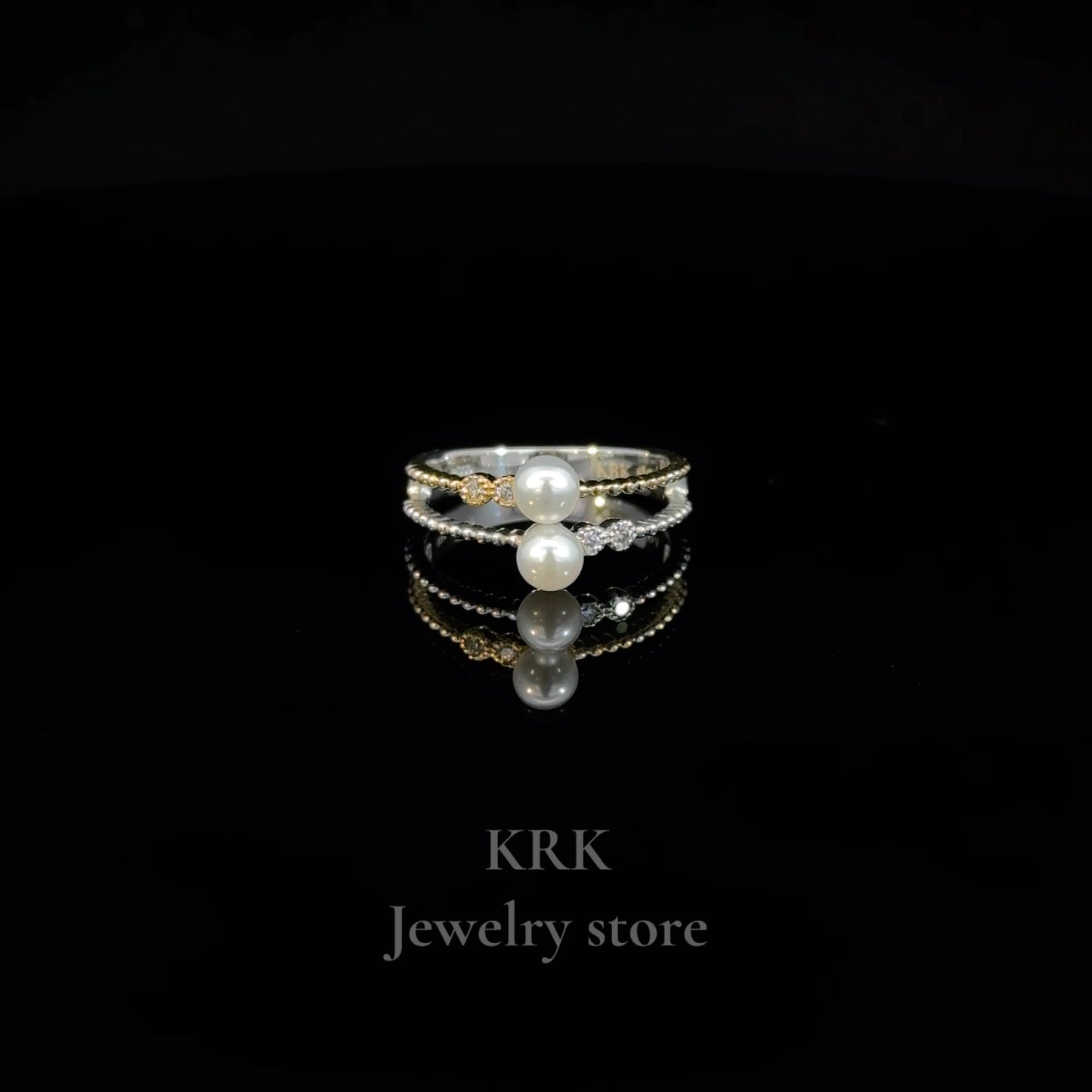 新銳品牌 KRK jewelry R04 Akoya珍珠鑽石尾戒 可訂製 🇯🇵