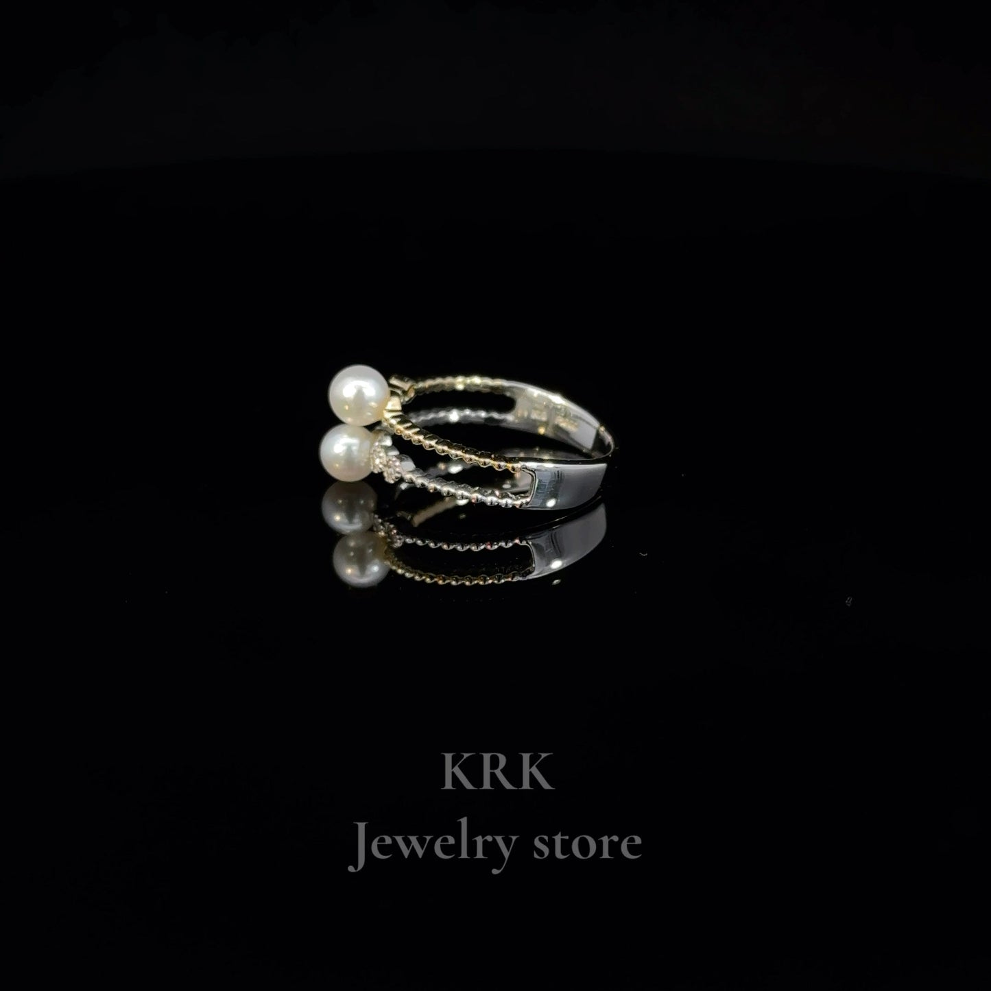 新銳品牌 KRK jewelry R04 Akoya珍珠鑽石尾戒 可訂製 🇯🇵