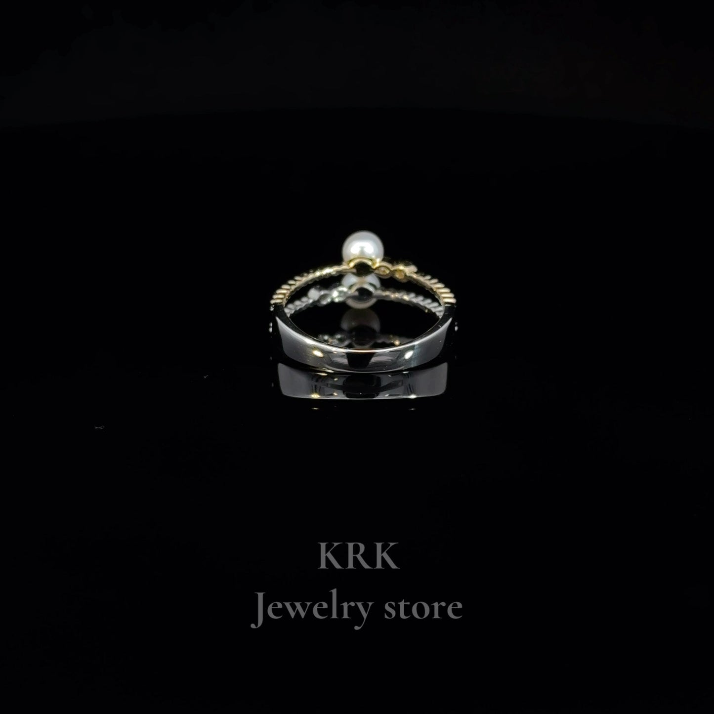 新銳品牌 KRK jewelry R04 Akoya珍珠鑽石尾戒 可訂製 🇯🇵