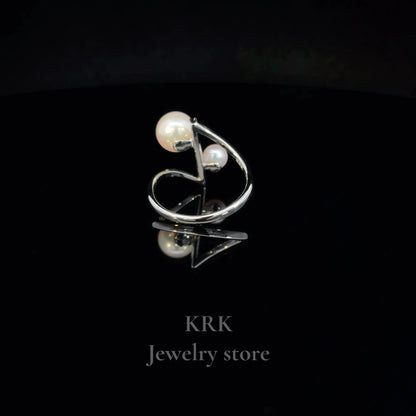 新銳品牌 KRK jewelry R05 Akoya珍珠鑽石戒指 可訂製 🇯🇵