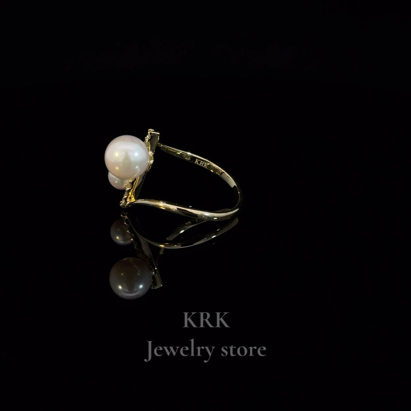 新銳品牌 KRK jewelry R06 Akoya珍珠鑽石戒指 可訂製 🇯🇵