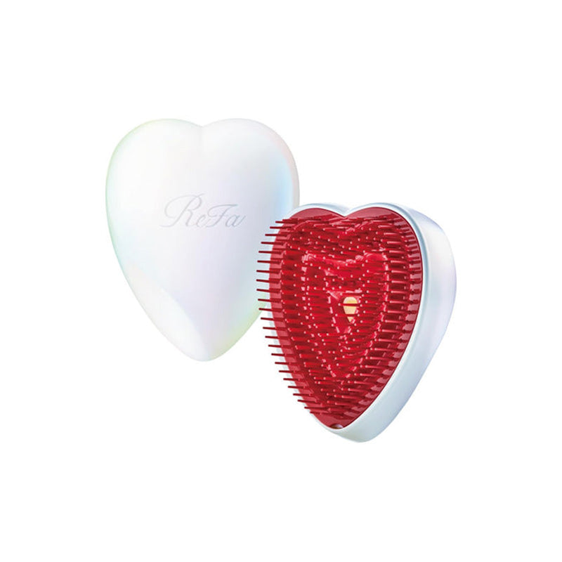 ReFa Heart Shaped Hair Brush Relaxes and Shines Hair, Perfectly Combined with Scalp Care Essentials