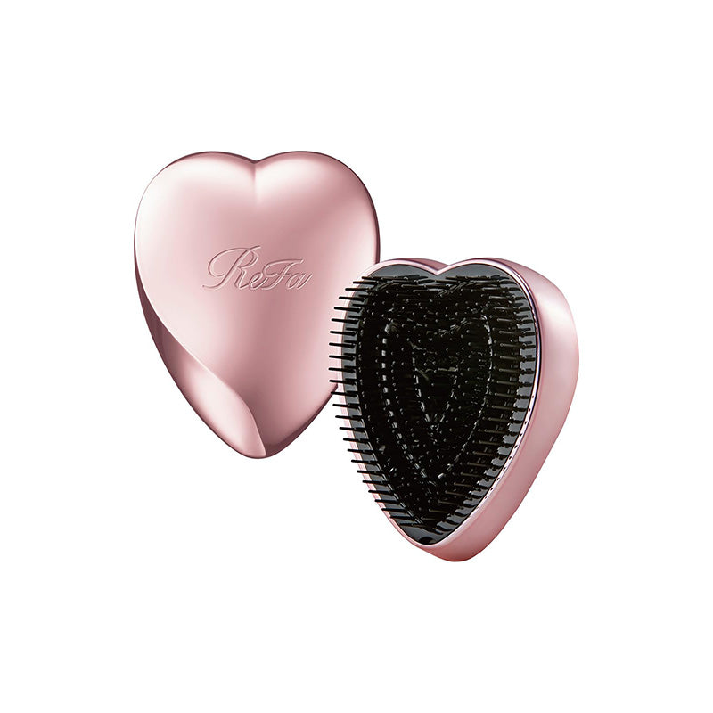 ReFa Heart Shaped Hair Brush Relaxes and Shines Hair, Perfectly Combined with Scalp Care Essentials