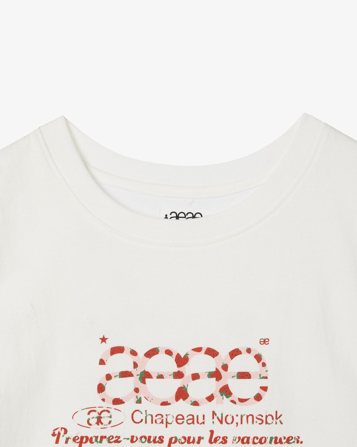 WEB LOGO CROP T恤 草莓 OS 現貨