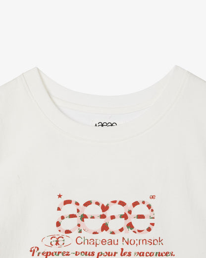 WEB LOGO CROP T恤 草莓 OS 現貨