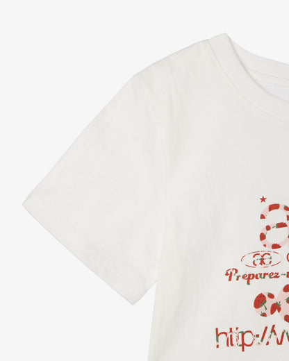 WEB LOGO CROP T恤 草莓 OS 現貨