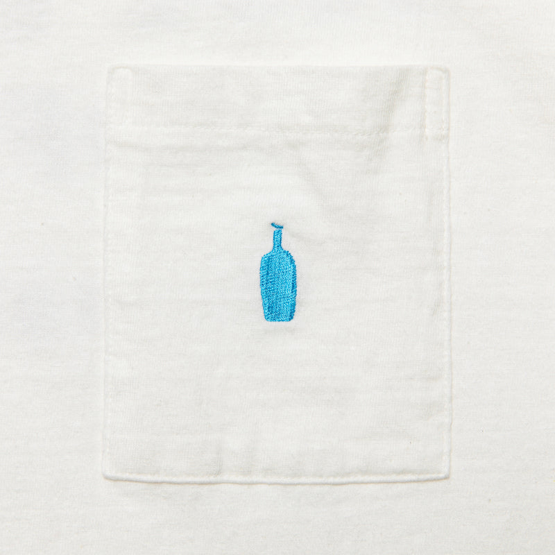 Blue bottle 藍瓶咖啡再入荷藍色瓶子咖啡 × Human Made T恤 白色