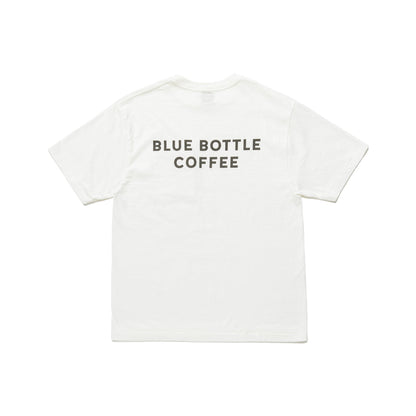 Blue bottle 藍瓶咖啡再入荷藍色瓶子咖啡 × Human Made T恤 白色