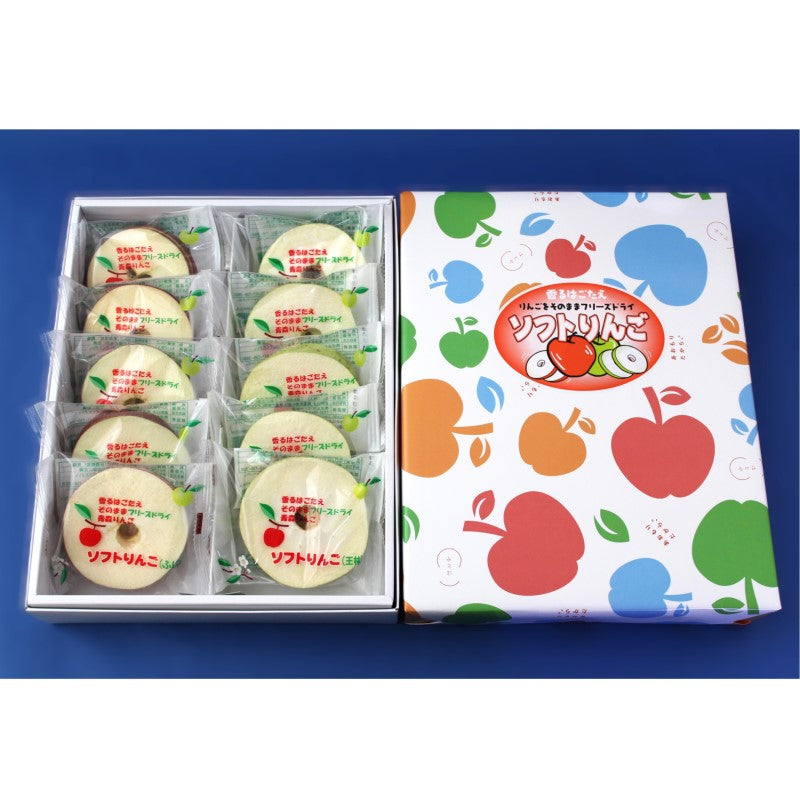 日本代購｜はとや製菓 零食 - ソフトりんご 10袋｜A-hatoya