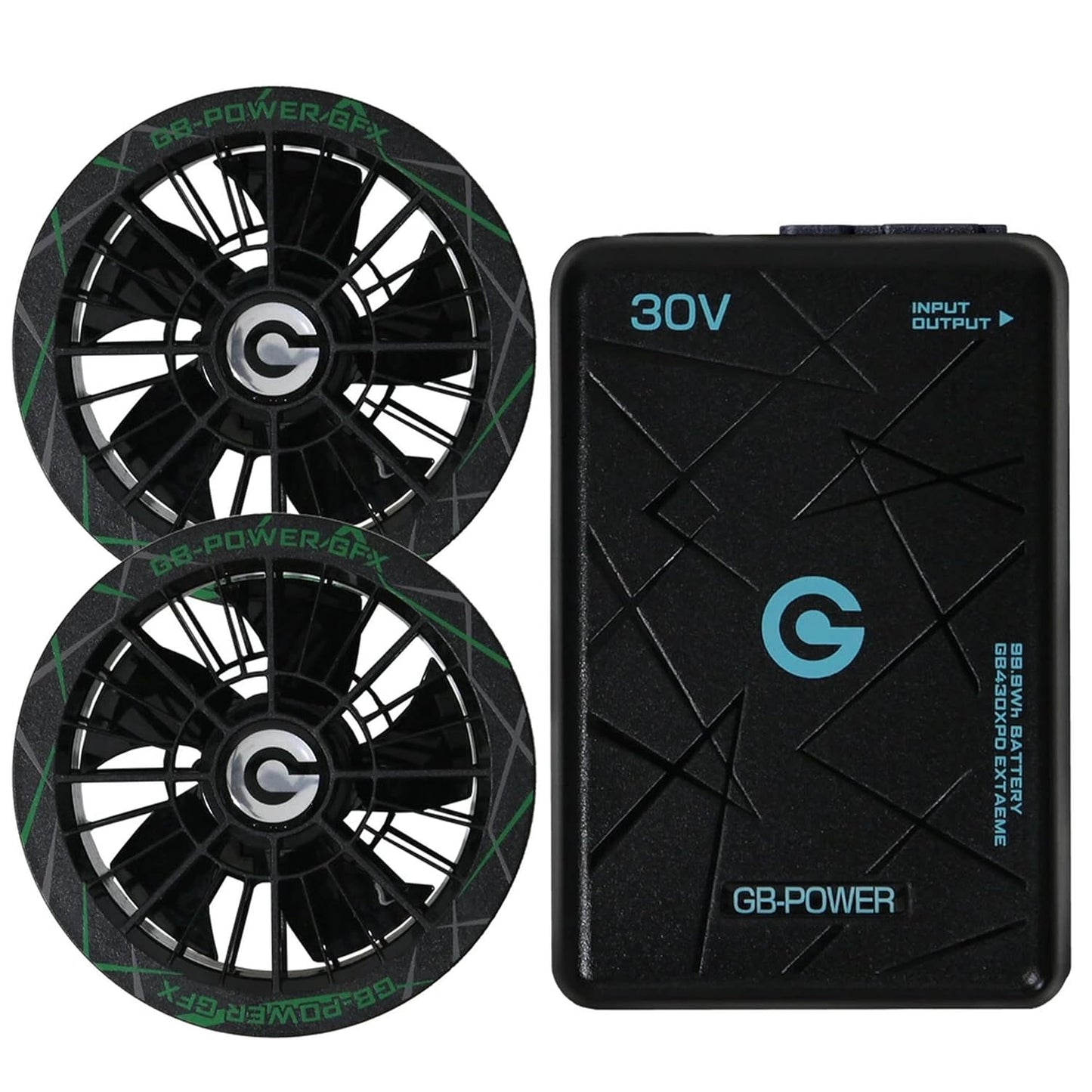 日本代購｜GB-POWER 風扇與電池套裝 - 30V風扇+30V電池套裝 2026年模型｜Amazon JP