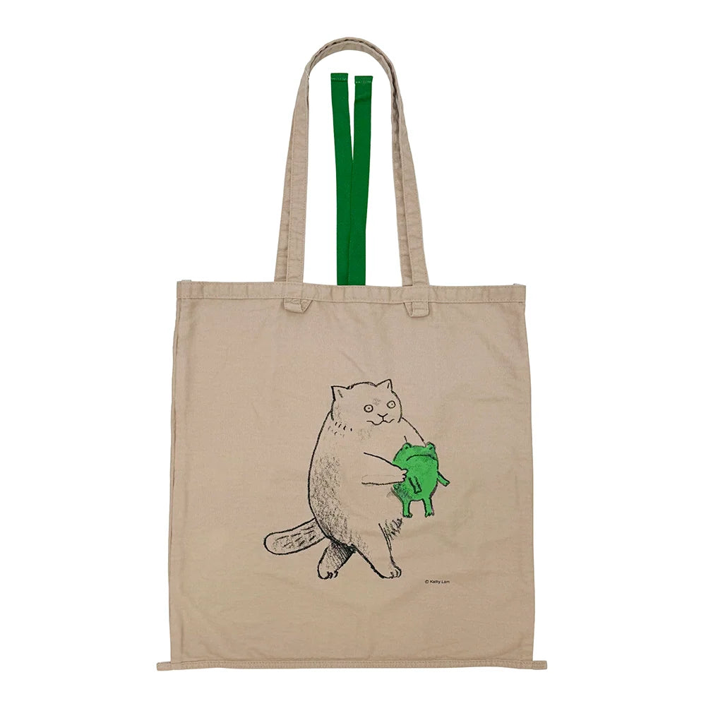 日本代購｜HEMING'S official online store [MANGO ART]  Kathy Lam トートバッグ【[MANGO ART]  Kathy Lam トートバッグ - 04.frog(10/27以降順次発送)】｜HEMING'S official online store