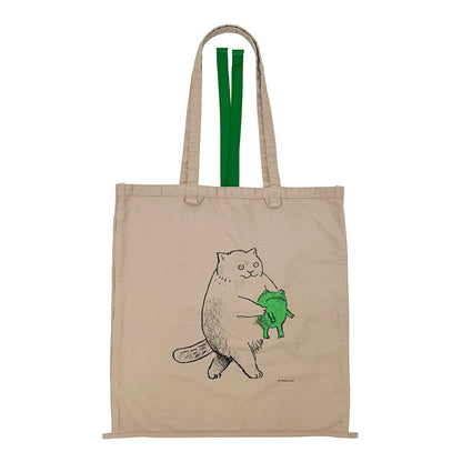 日本代購｜HEMING'S official online store [MANGO ART]  Kathy Lam トートバッグ【[MANGO ART]  Kathy Lam トートバッグ - 04.frog(10/27以降順次発送)】｜HEMING'S official online store