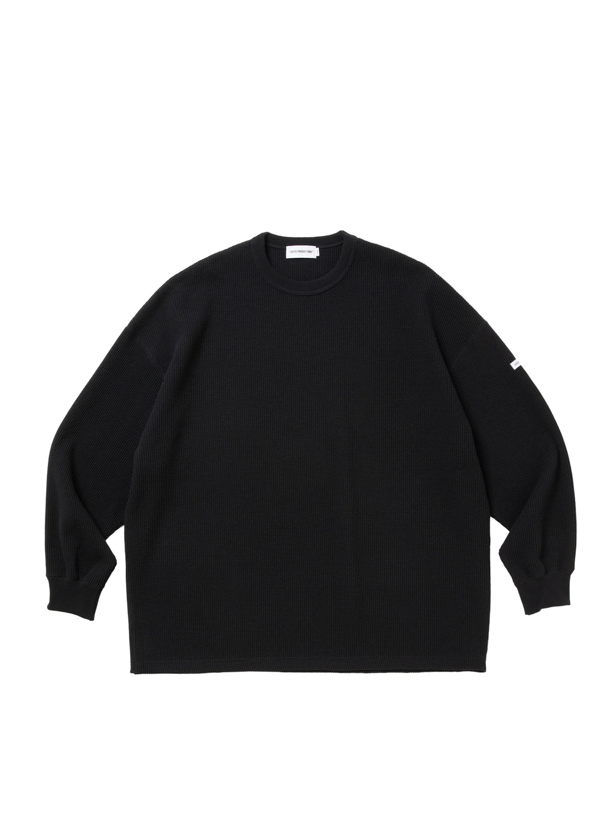 日本代購｜COOTIE N/C Waffle Oversized L/S Tee【Black / XL】｜COOTIE