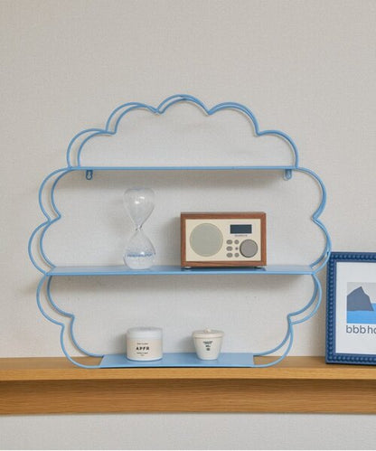 日本代購｜SAHIR SAHIR（サヒール） インテリア 新色追加！「SAHIR サヒール」Wall shelf flower【ブルー系その他 / 0】｜ZOZOTOWN