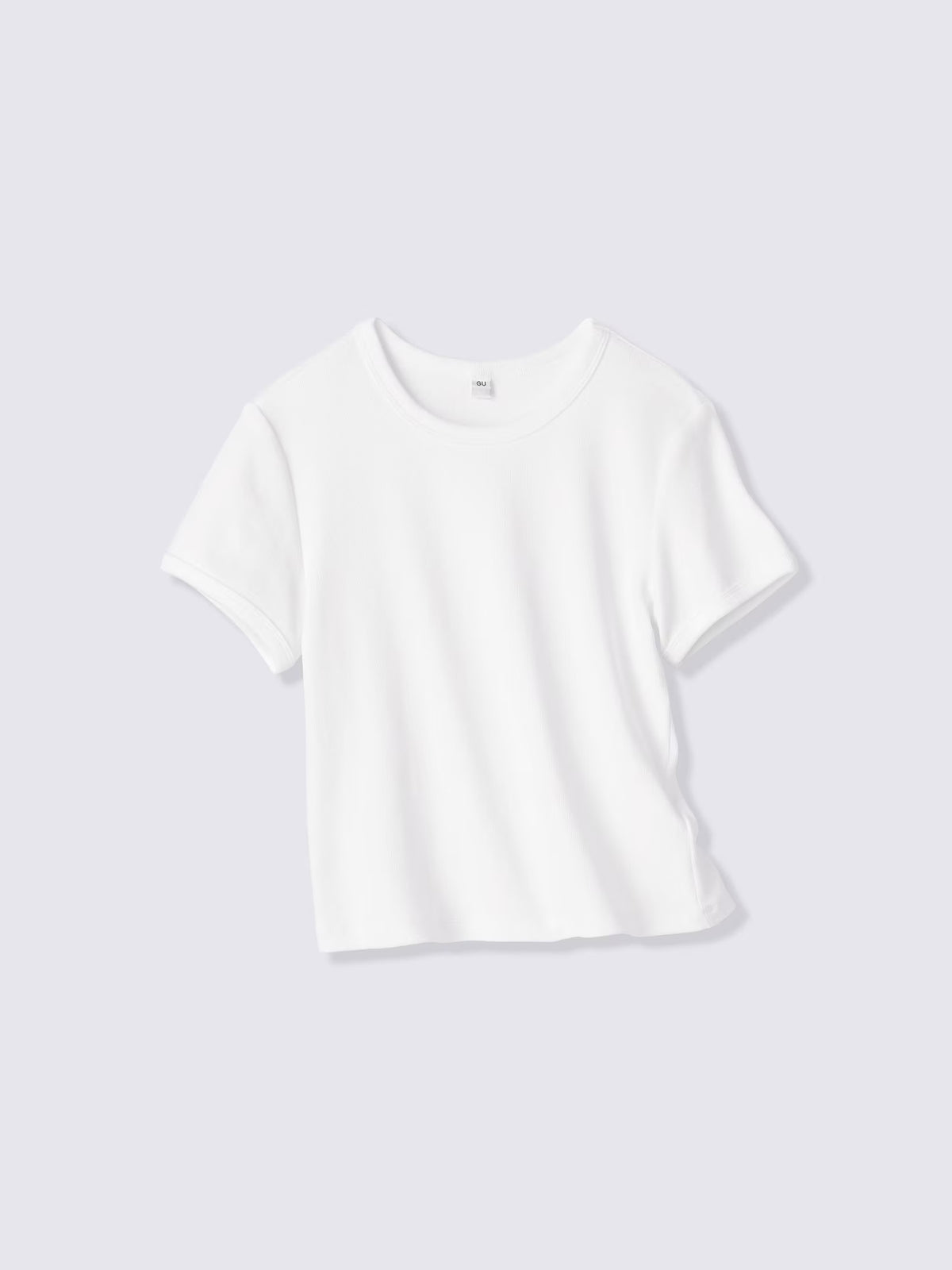 日本代購｜GU リブクルーネックT【BLACK / M】｜GU