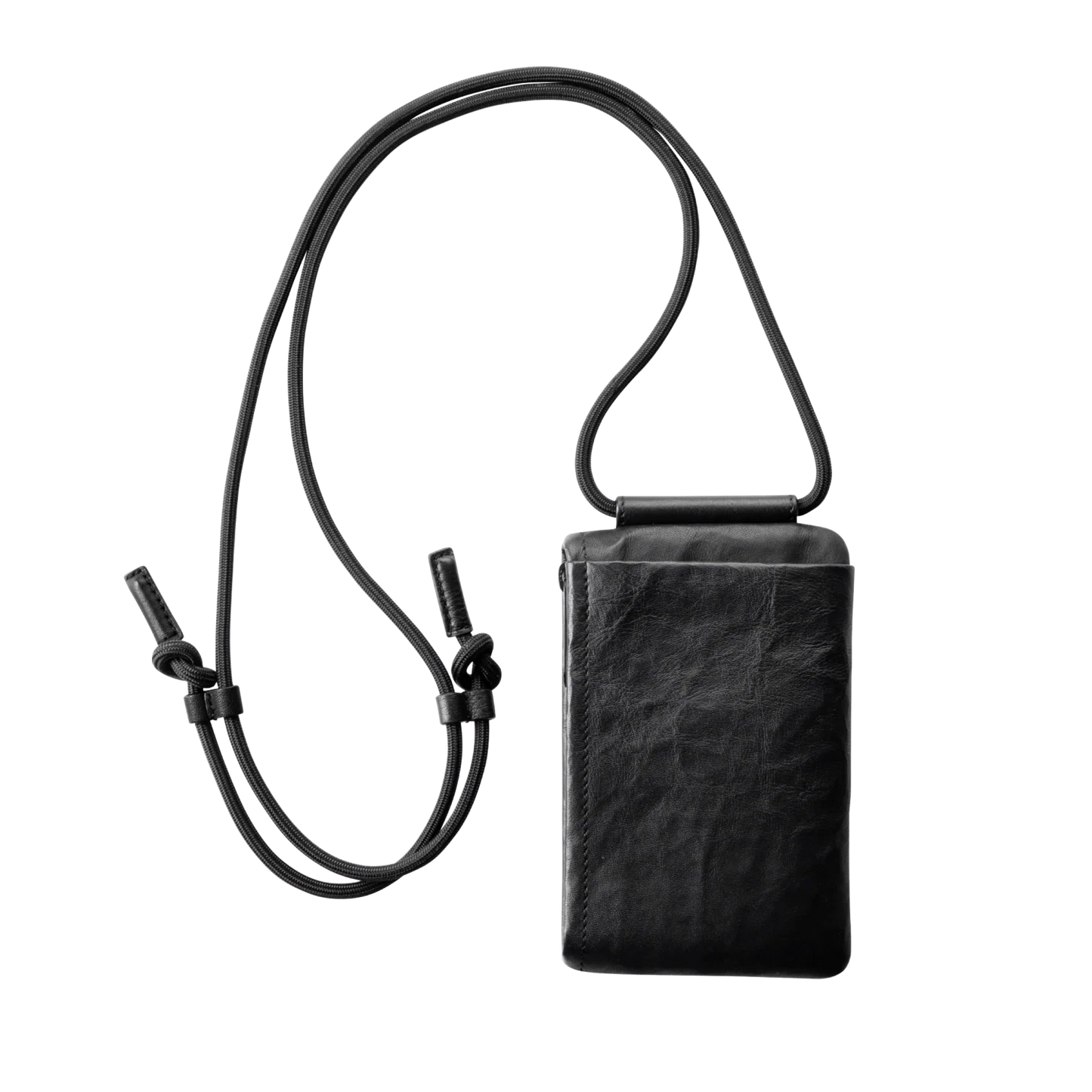 日本代購｜ATTITU 包包 - LEATHER PHONE CROSSBODY 014 黑色｜ATTITU