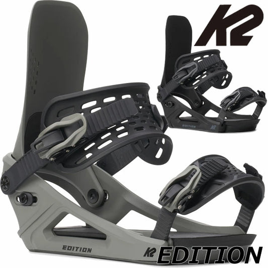 日本代購｜K2 滑雪板綁具 - EDITION 男士女士滑雪板綁具 2026型落後｜樂天