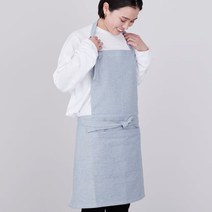 Blue bottle 藍瓶咖啡藍色咖啡圍裙