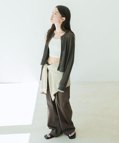 日本代購｜SENSE OF PLACE by URBAN RESEARCH SENSE OF PLACE by URBAN RESEARCH カーディガン 「洗濯可」UVケアシアーリブカーディガン レディース【オレンジ / ONE】｜ZOZOTOWN