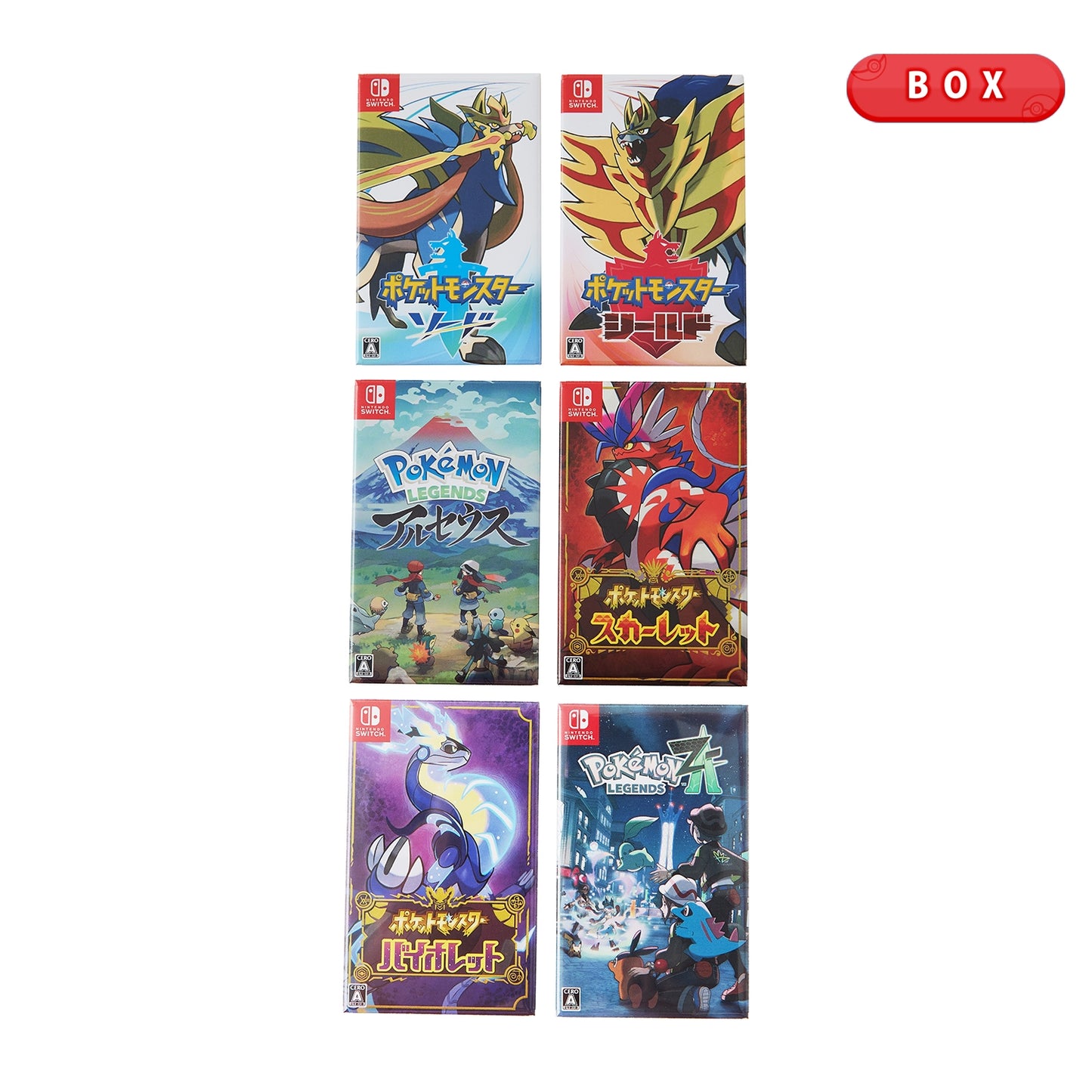 日本代購｜寶可夢中心 磁鐵 - 寶可夢 受注 磁鐵收藏盒 2019-2025｜Pokémon Center