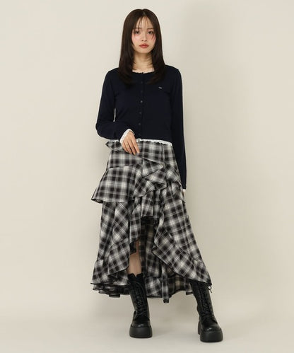 日本代購｜Heather 長裙 - イレヘム波浪長裙｜ZOZOTOWN
