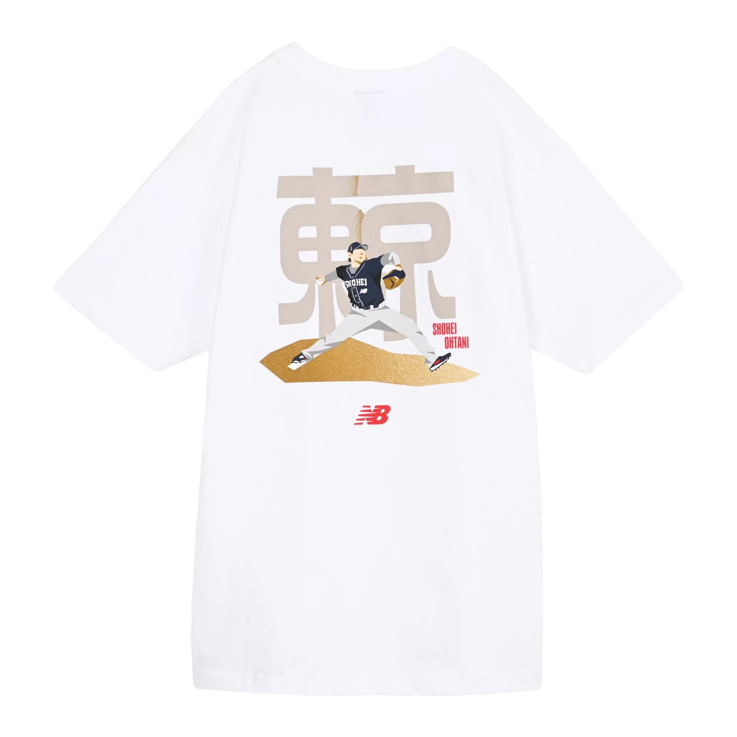 日本代購｜New Balance 大谷翔平 短袖T恤 - 簽名款美國製短袖T恤 #2【白色】｜New Balance