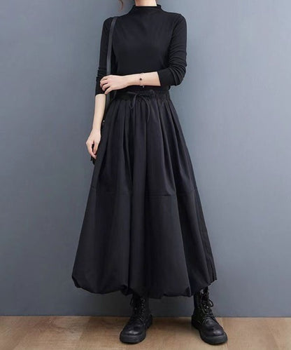 日本代購｜SallyLunn Sally Lunn ロング スカート 「お気に入り2.7万人突破！8カラー/M〜XLサイズ」Aラインバルーンロングスカート【カーキ / M】｜ZOZOTOWN