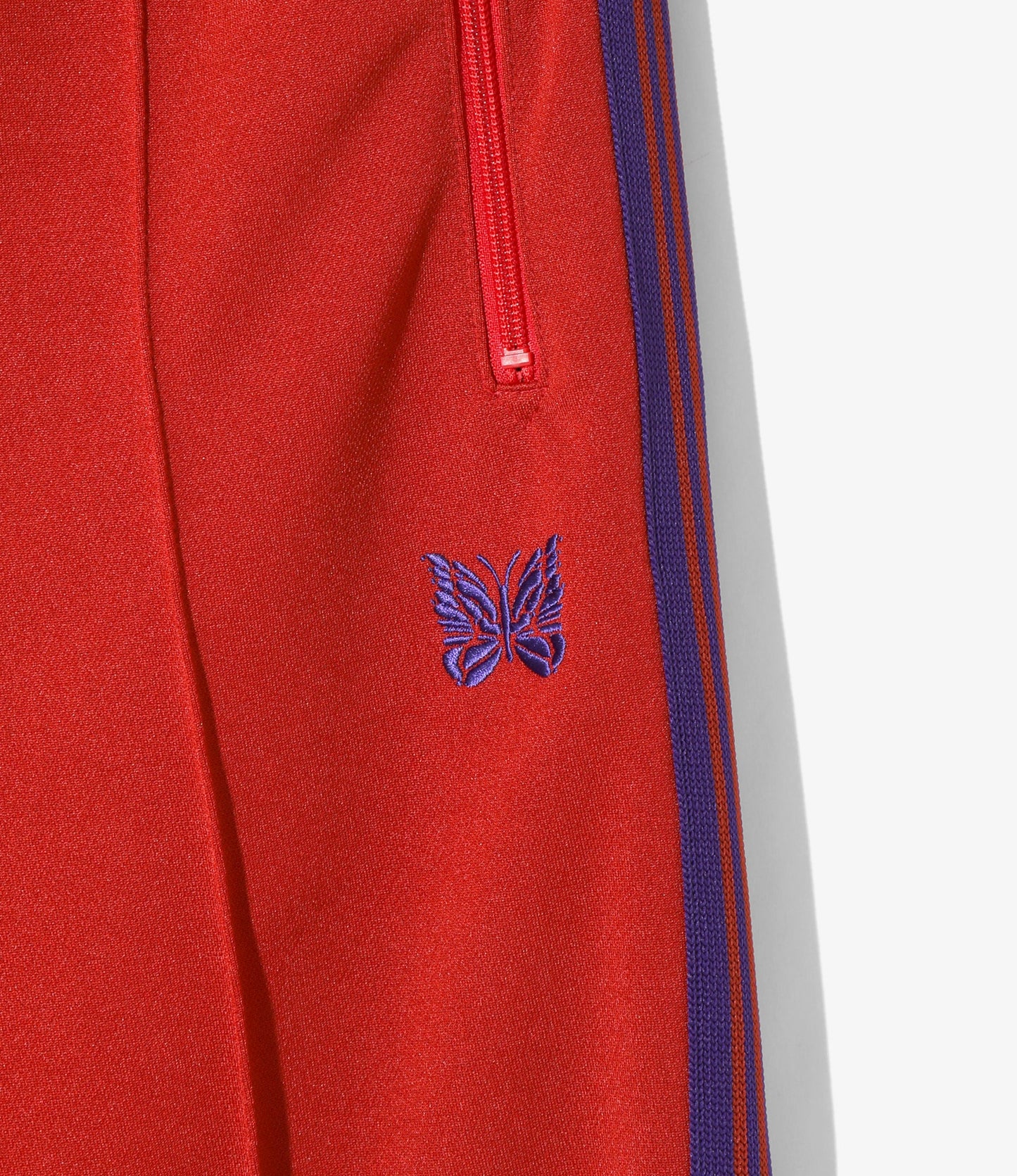 日本代購｜NEPENTHES 運動褲 - Zipped Track Pant - Poly Smooth 運動褲【紅色 / S】｜NEPENTHES ONLINE STORE