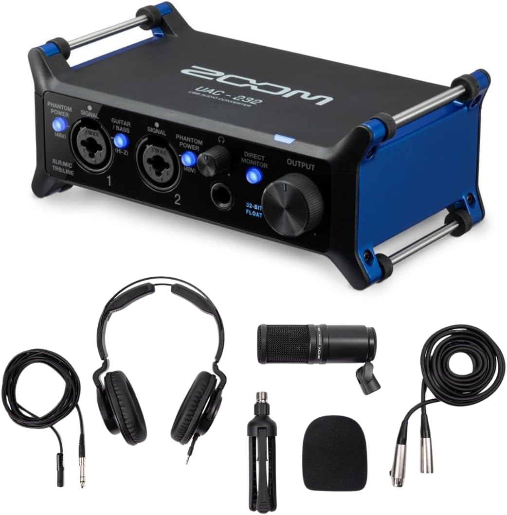 日本代購｜ZOOM USB音訊介面 - UAC-232 USB音訊介面 2進2出｜Amazon JP