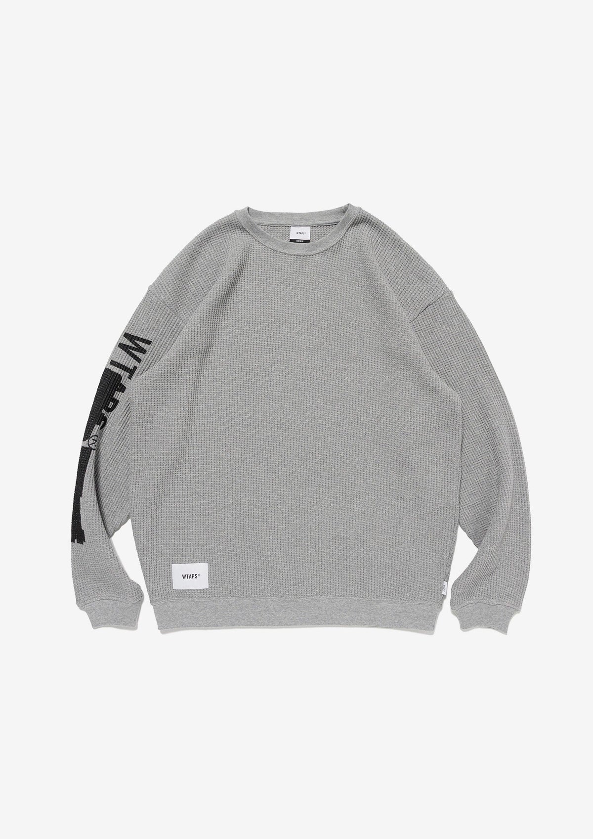 日本代購｜WTAPS WAFFLE RIBBED / LS / COTTON【BLACK / SMALL】｜WTAPS
