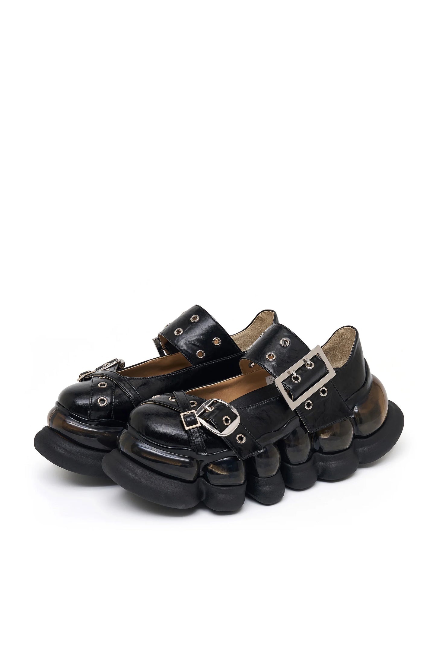 日本代購｜MIKIOSAKABE 鞋子 - Jewelry Ark Cross Mary Jane 黑色鞋｜MIKIOSAKABE