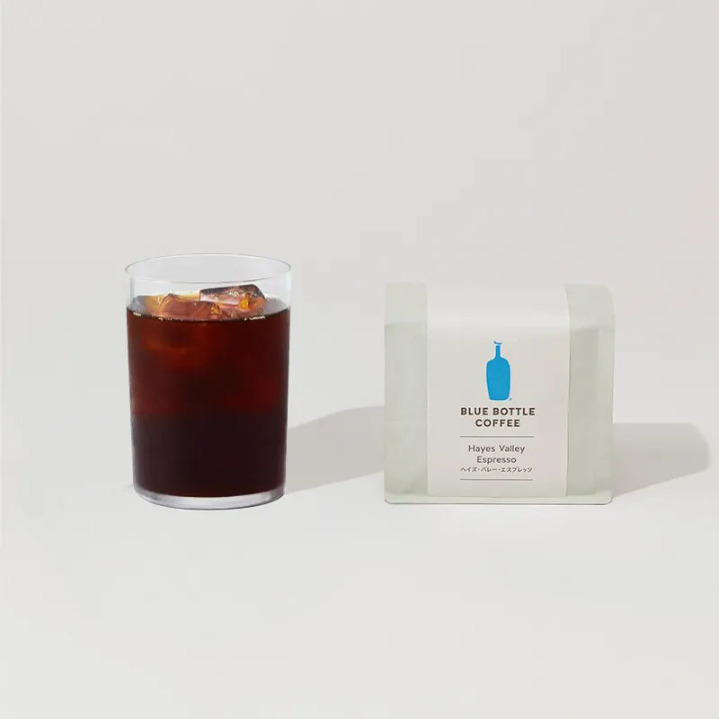 Blue bottle 藍瓶咖啡【線上限定】綜合咖啡＆雙層玻璃阿羅馬克杯組合（藍色絲帶包裝）