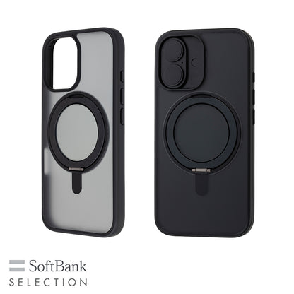 日本代購｜SoftBank SELECTION 手機殼 - 磁性支架手機殼 for iPhone 16｜SoftBank SELECTION