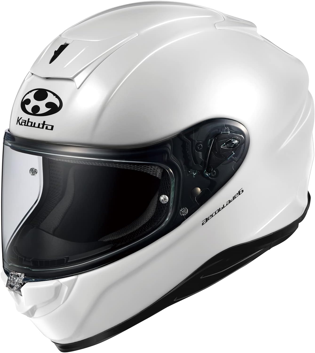 日本代購｜Kabuto 摩托車頭盔 - AEROBLADE6 全臉摩托車頭盔 珍珠白色｜Amazon JP
