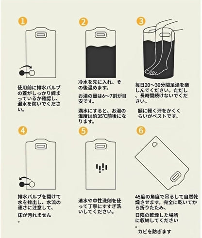 日本代購｜PpzhenN 足浴盆 - 折叠式足浴盆 22升 防水設計｜Amazon JP