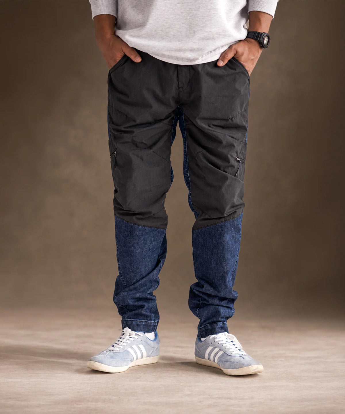 日本代購｜NANGA ONLINE SHOP 3D TAPERED KNEE ZIP (HK-S138)【BLU / L】｜NANGA ONLINE SHOP