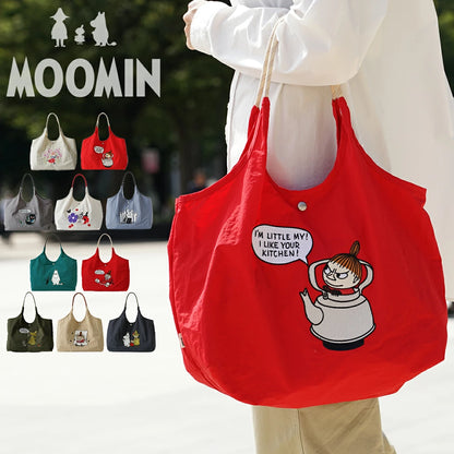 日本代購｜t-two-o 【楽天市場】【限定クーポン】MOOMIN ムーミン トートバッグ レディース メーカー直営 ブランド正規品 サブバッグ 大容量 軽量 折りたたみ エコバッグ ナイロン コンパクト ミイ 北欧 買い物 ショッピング 旅行 お出かけ 外出 普段使い 春夏 梅雨 かわいい 大人 人気 ギフト：鞄メーカー直営T2O ONLINE STORE【Nグレー（スティンキー）】｜樂天