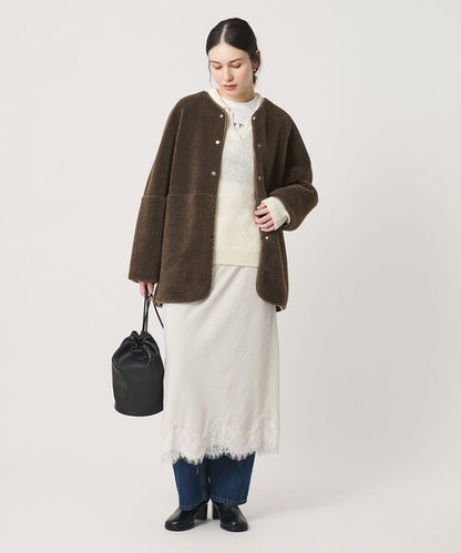 日本代購｜BEAUTY&amp;YOUTH UNITED ARROWS BEAUTY＆YOUTH UNITED ARROWS コート アウター 「WEB限定」ボア×フェイクムートン リバーシブルジャケット レディース【オフホワイト / M】｜ZOZOTOWN