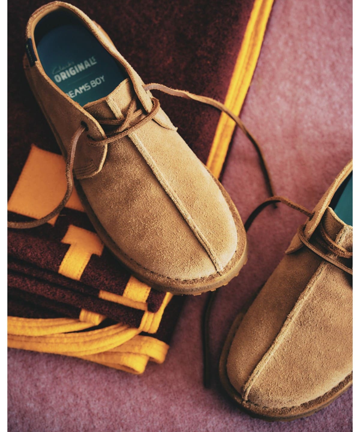 日本代購｜BEAMS SELECTION for WOMEN 鞋子 - BEAMS 別注 Clarks × BEAMS BOY GORE-TEX 沙漠靴｜BEAMS
