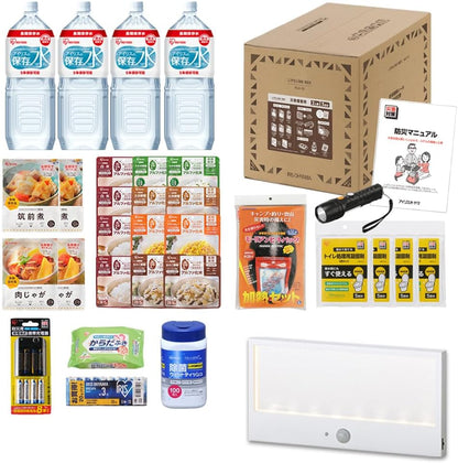 日本代購｜愛麗絲歐雅瑪 防災背包 - 套裝 33件 1人用｜Amazon JP