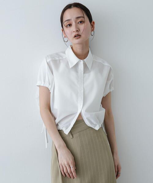 日本代購｜SENSE OF PLACE by URBAN RESEARCH SENSE OF PLACE by URBAN RESEARCH ブラウス シャツ 「イージーケア」クロップドギャザーシャツ レディース｜ZOZOTOWN