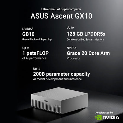 日本代購｜華碩 迷你電腦 - Ascent GX10 迷你電腦 AI開發者用｜Amazon JP