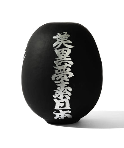 日本代購｜BEAMS 裝飾品 - JAPAN 限定 白河達摩 墨黑 35cm｜BEAMS